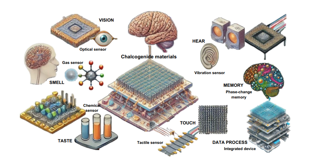 Synthesis of functional chalcogenide materials for memory/sensing